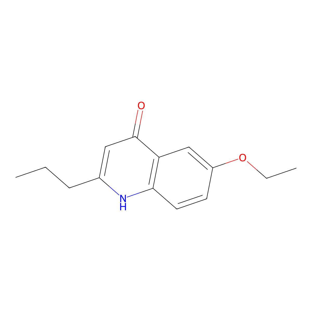 6-Ethoxy-2-propyl-4-quinolinol molecular structure, CAS 1070879-92-3