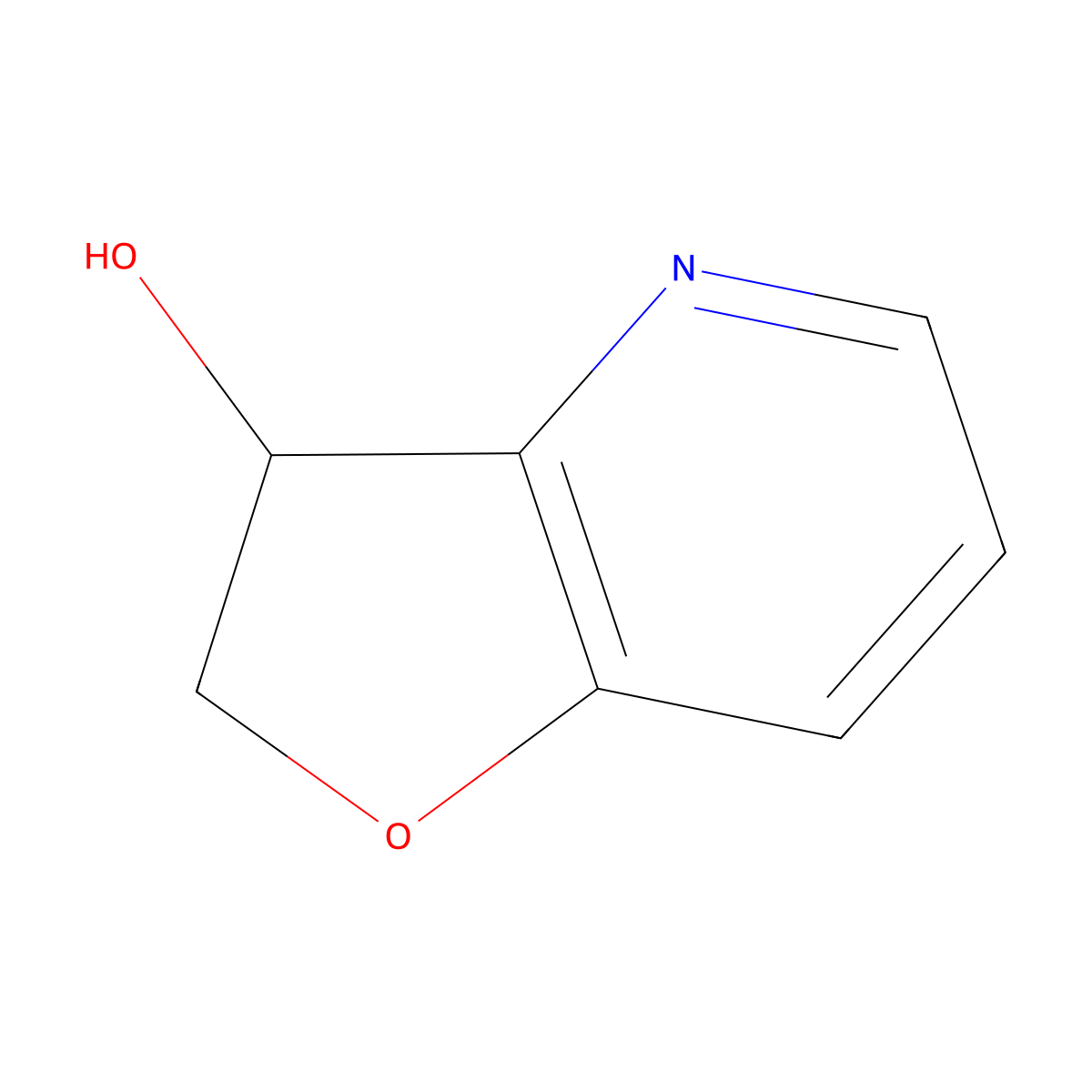 2,3-Dihydrofuro[3,2-b]pyridin-3-ol molecular structure, CAS 107096-01-5