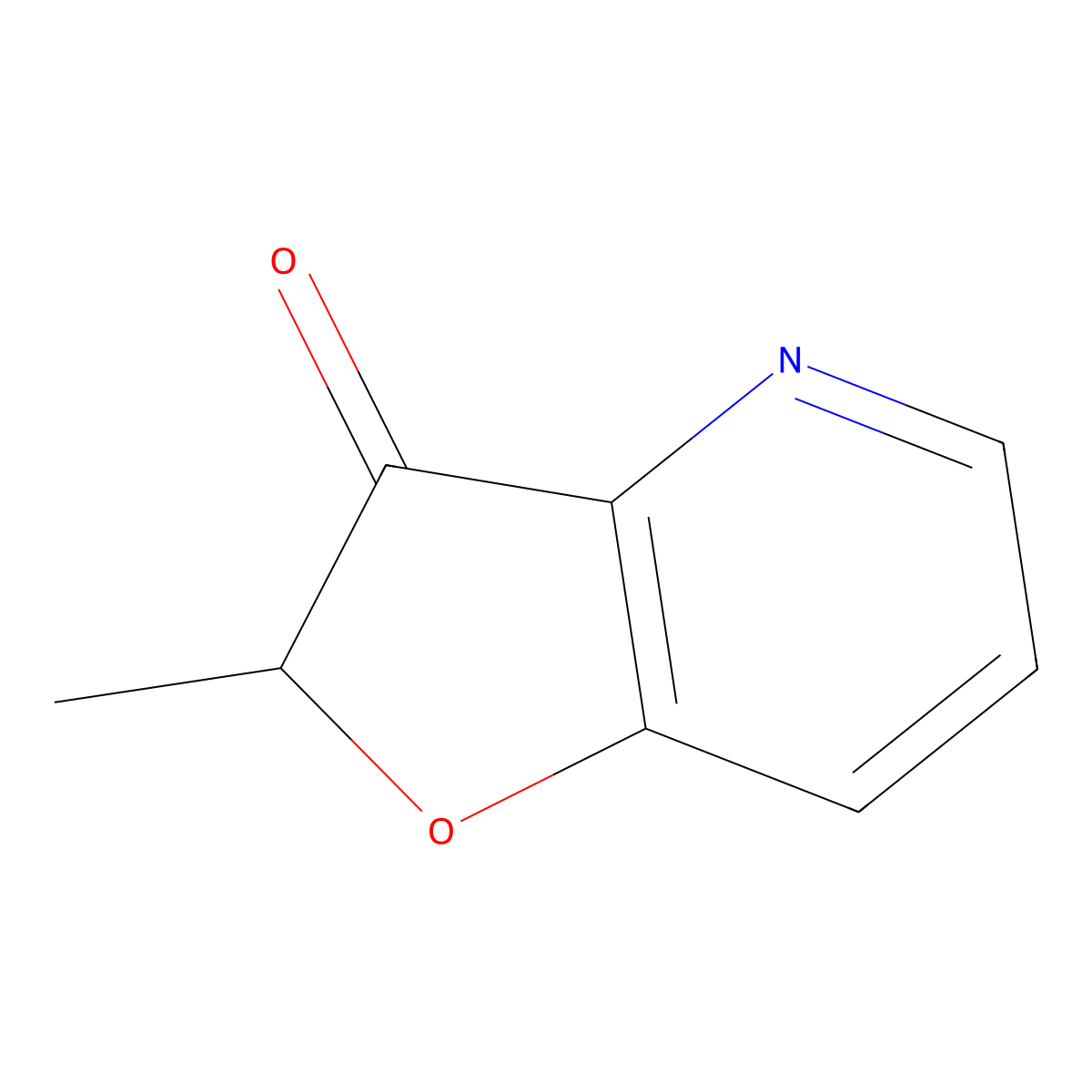 2-Methylfuro[3,2-b]pyridin-3(2H)-one molecular structure, CAS 107096-03-7