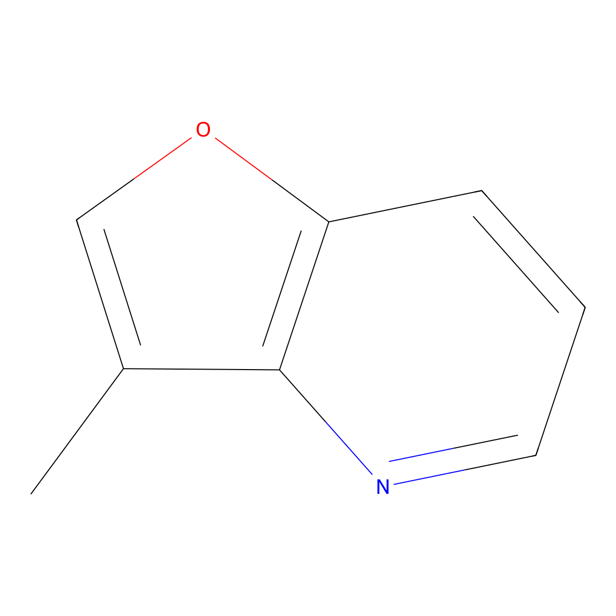 3-Methylfuro[3,2-b]pyridine molecular structure, CAS 107096-11-7