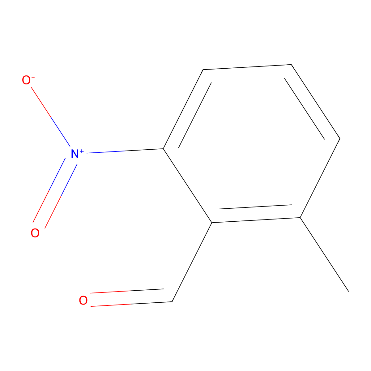 2-Methyl-6-nitrobenzaldehyde molecular structure, CAS 107096-52-6