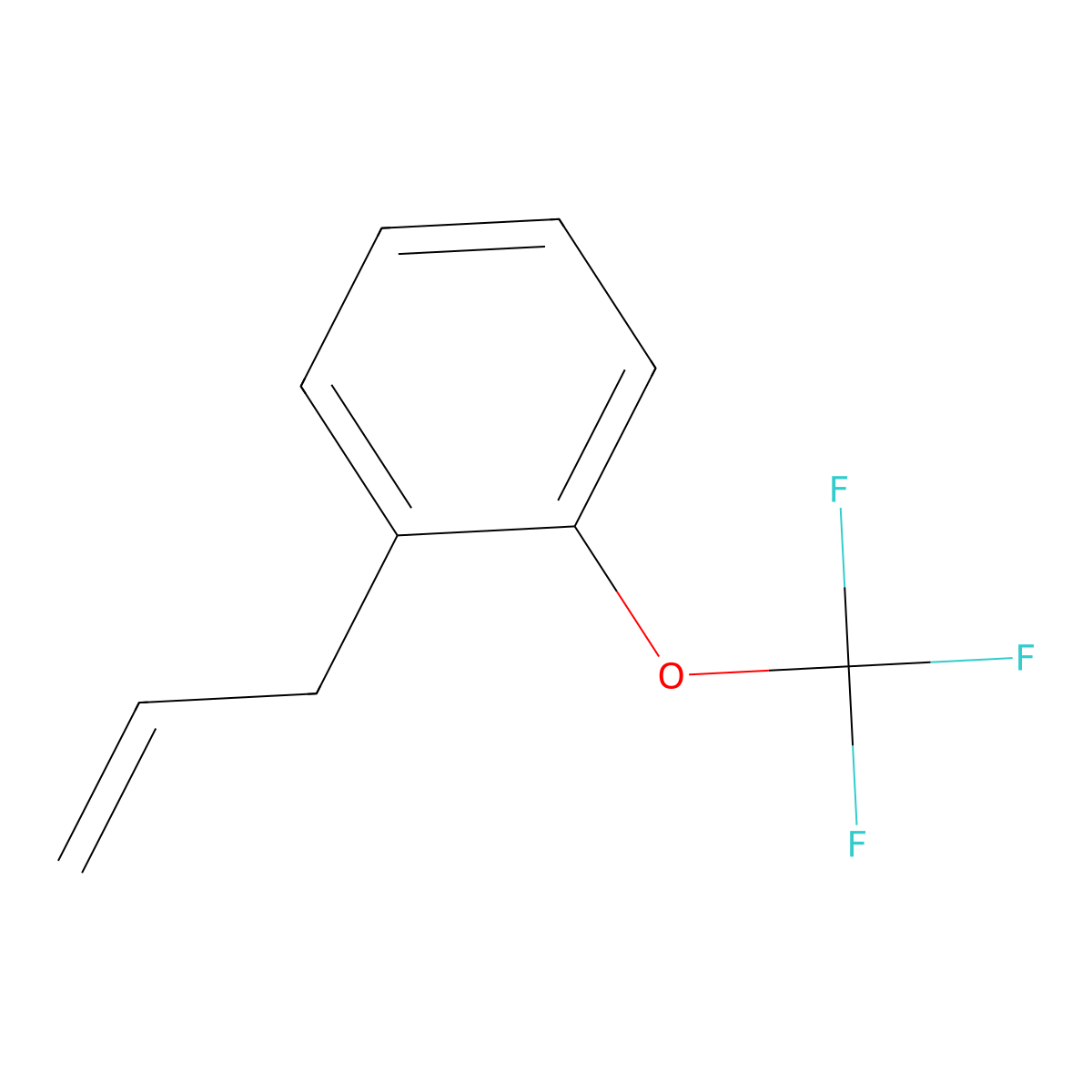3-[2-(Trifluoromethoxy)phenyl]-1-propene molecular structure, CAS 1070977-91-1