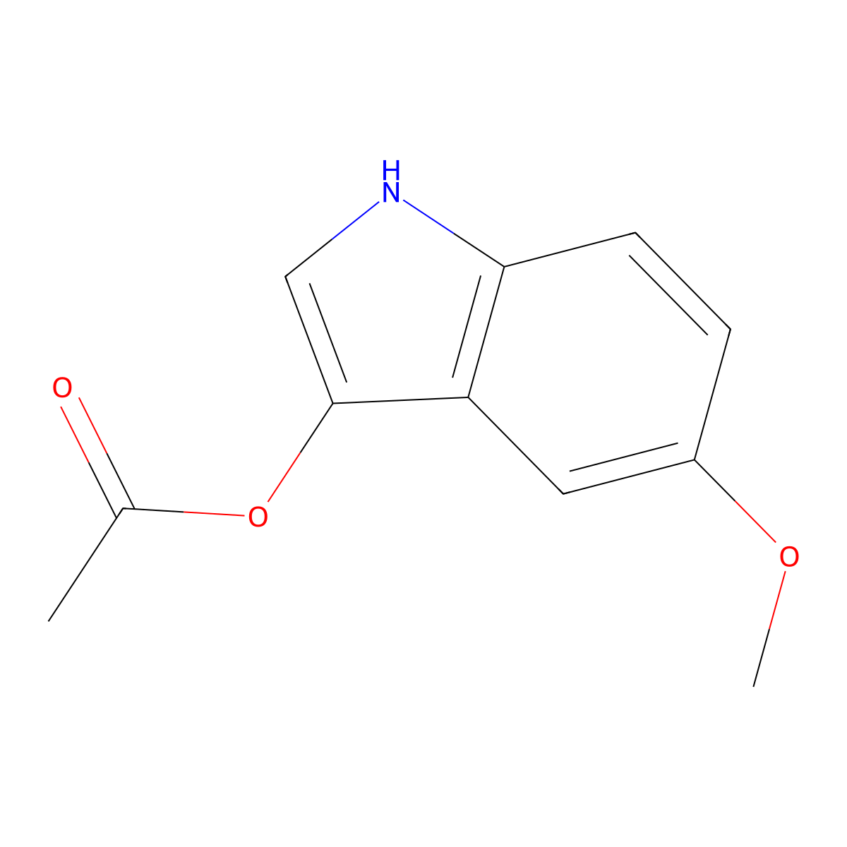 1H-Indol-3-ol, 5-methoxy-, 3-acetate molecular structure, CAS 1070994-17-0