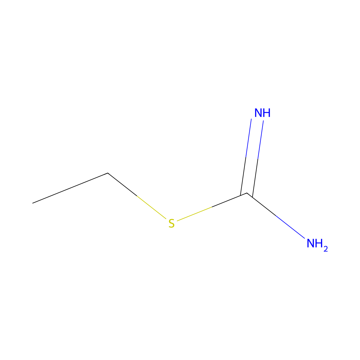 S-Ethylisothiourea molecular structure, CAS 1071-37-0
