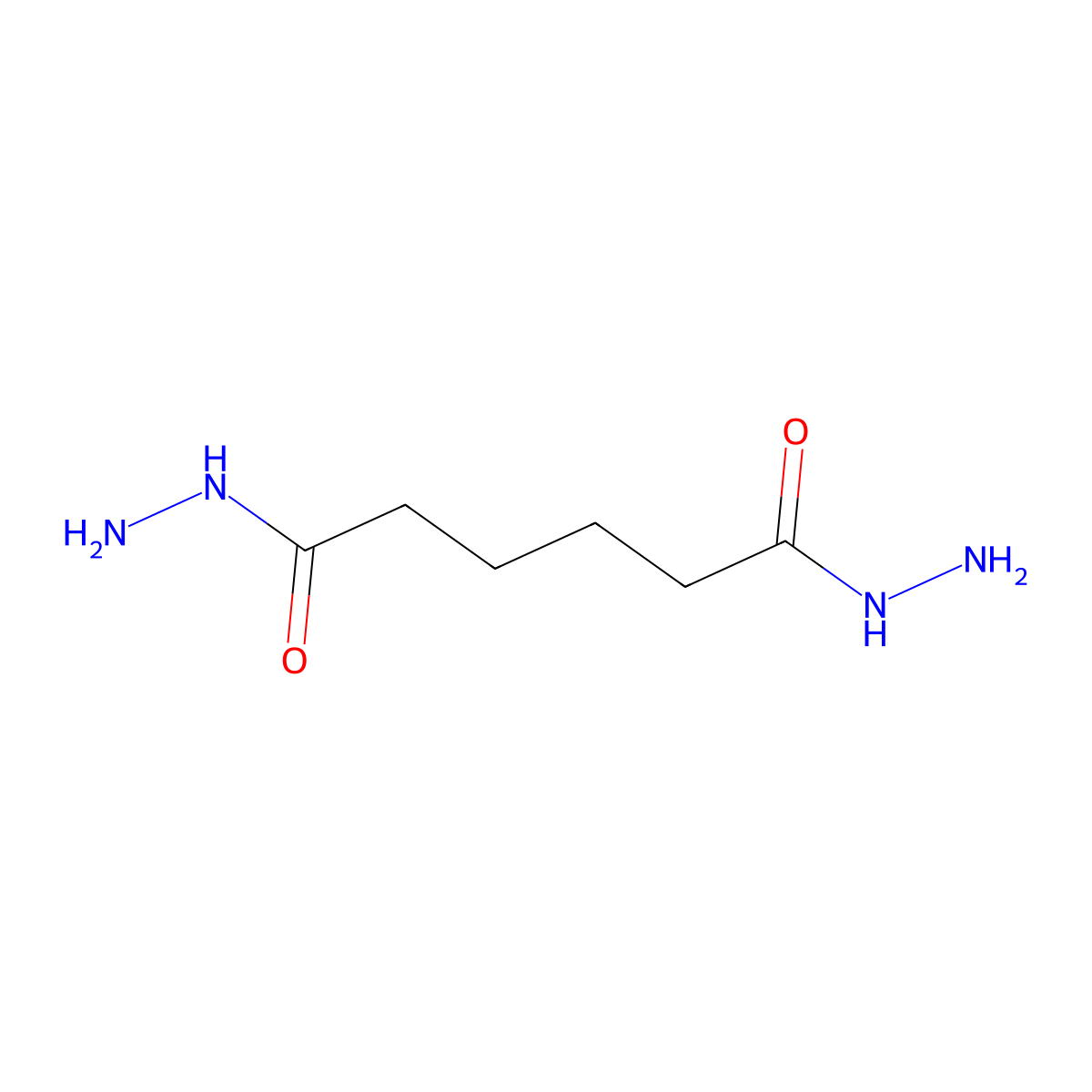 Adipic Dihydrazide molecular structure, CAS 1071-93-8