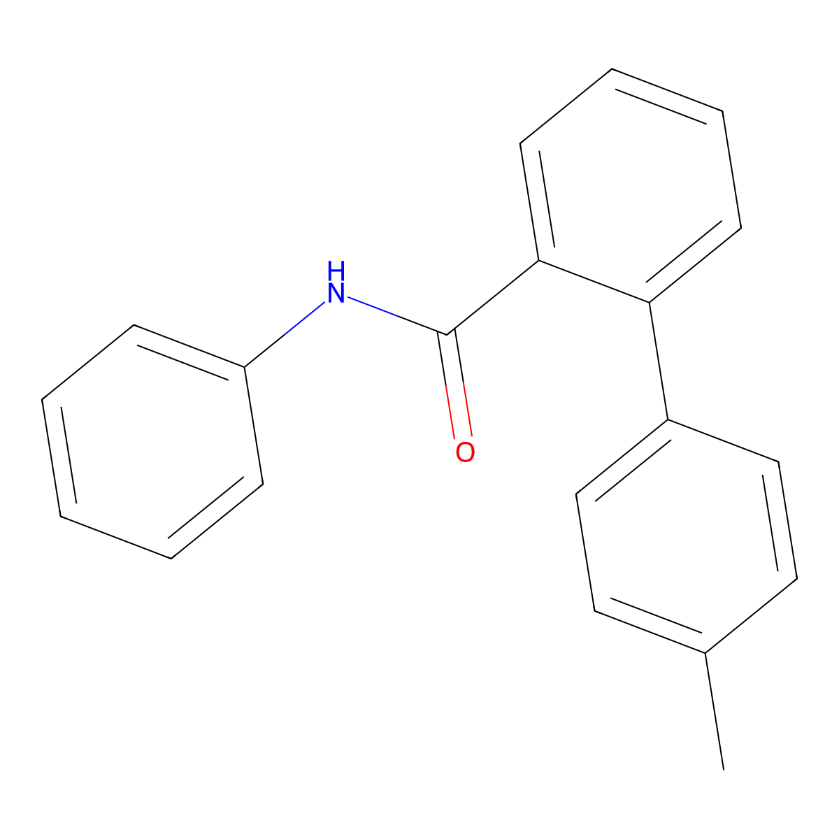 4'-Methyl-N-phenyl[1,1'-biphenyl]-2-carboxamide molecular structure, CAS 1071018-86-4
