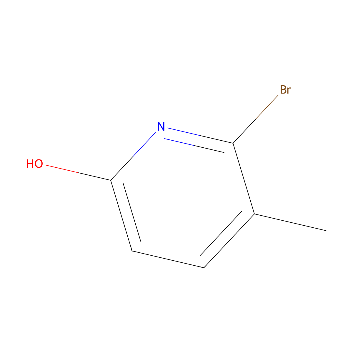 6-Bromo-5-methylpyridin-2-ol molecular structure, CAS 1071071-71-0