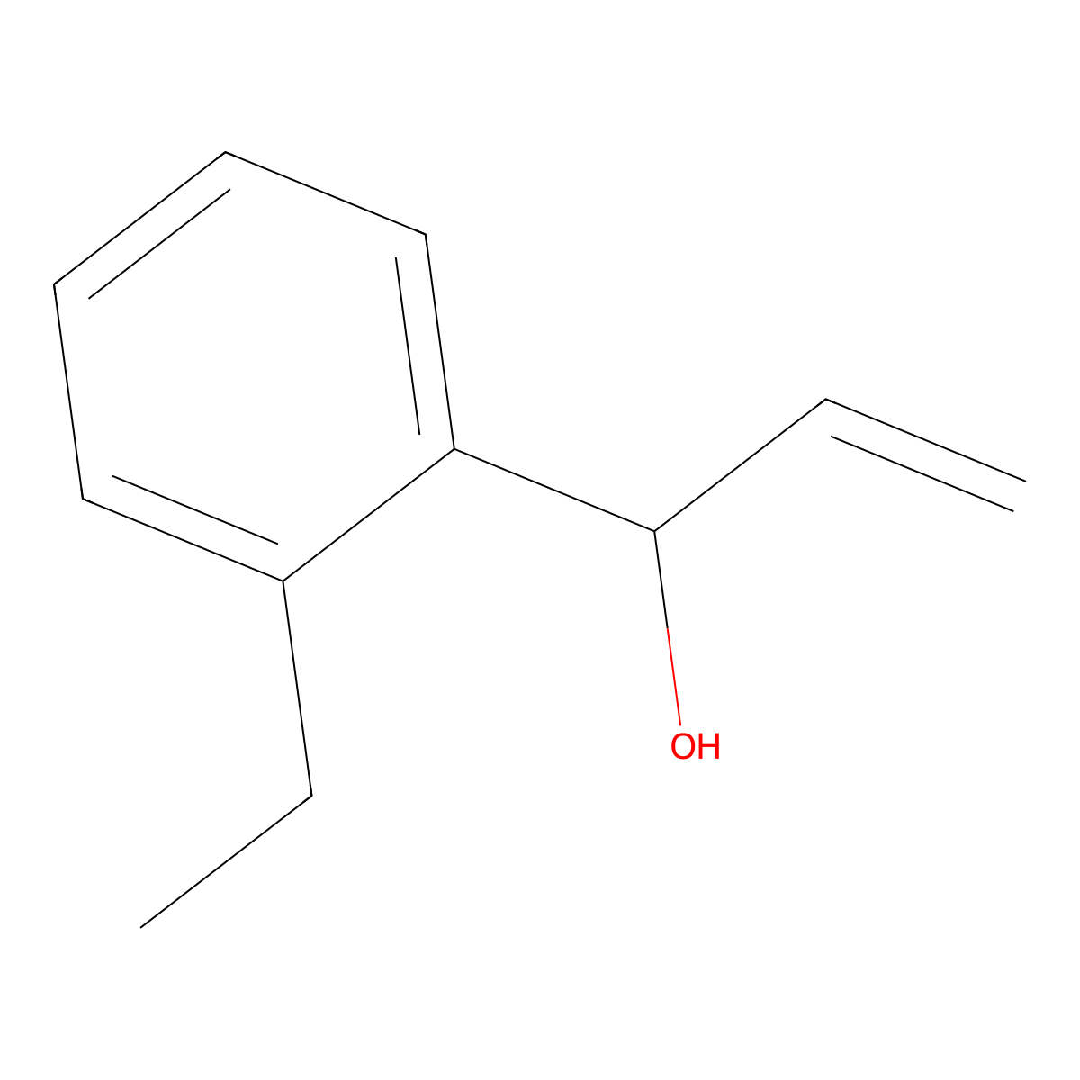 1-(2-Ethylphenyl)prop-2-en-1-ol molecular structure, CAS 1071201-90-5