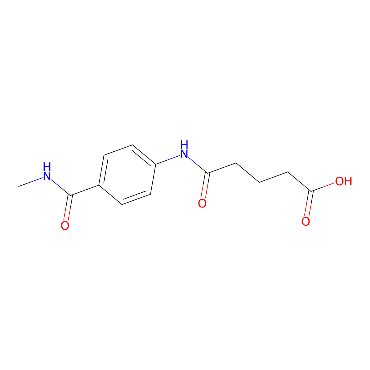 5-{4-[(Methylamino)carbonyl]anilino}-5-oxopentanoic acid molecular structure, CAS 1071298-53-7