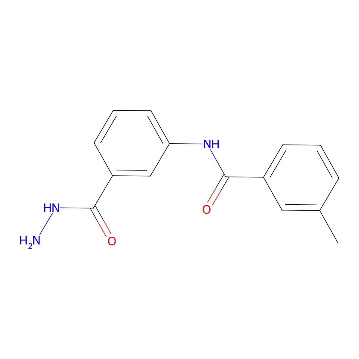 N-[3-(hydrazinocarbonyl)phenyl]-3-methylbenzamide molecular structure, CAS 1071400-41-3