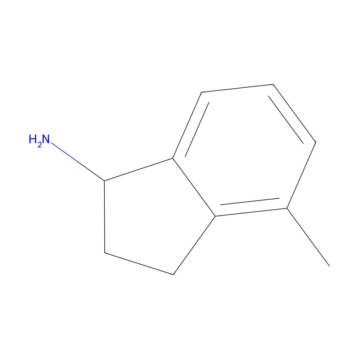 (S)-4-Methyl-indan-1-ylamine molecular structure, CAS 1071448-91-3