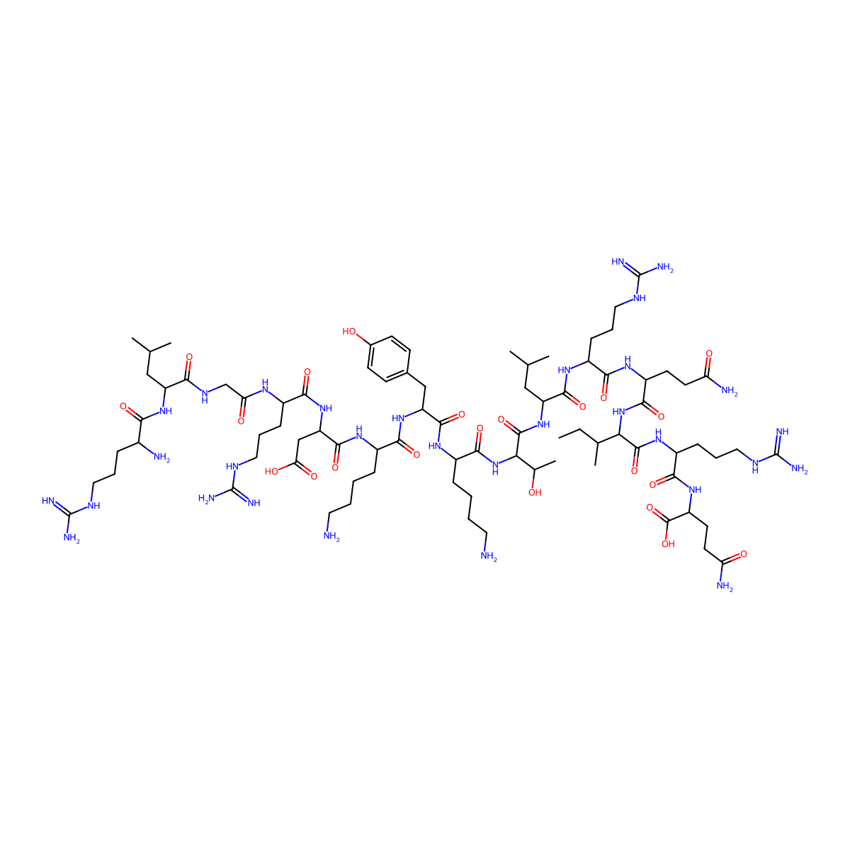 LRRKtide molecular structure, CAS 1071466-49-3