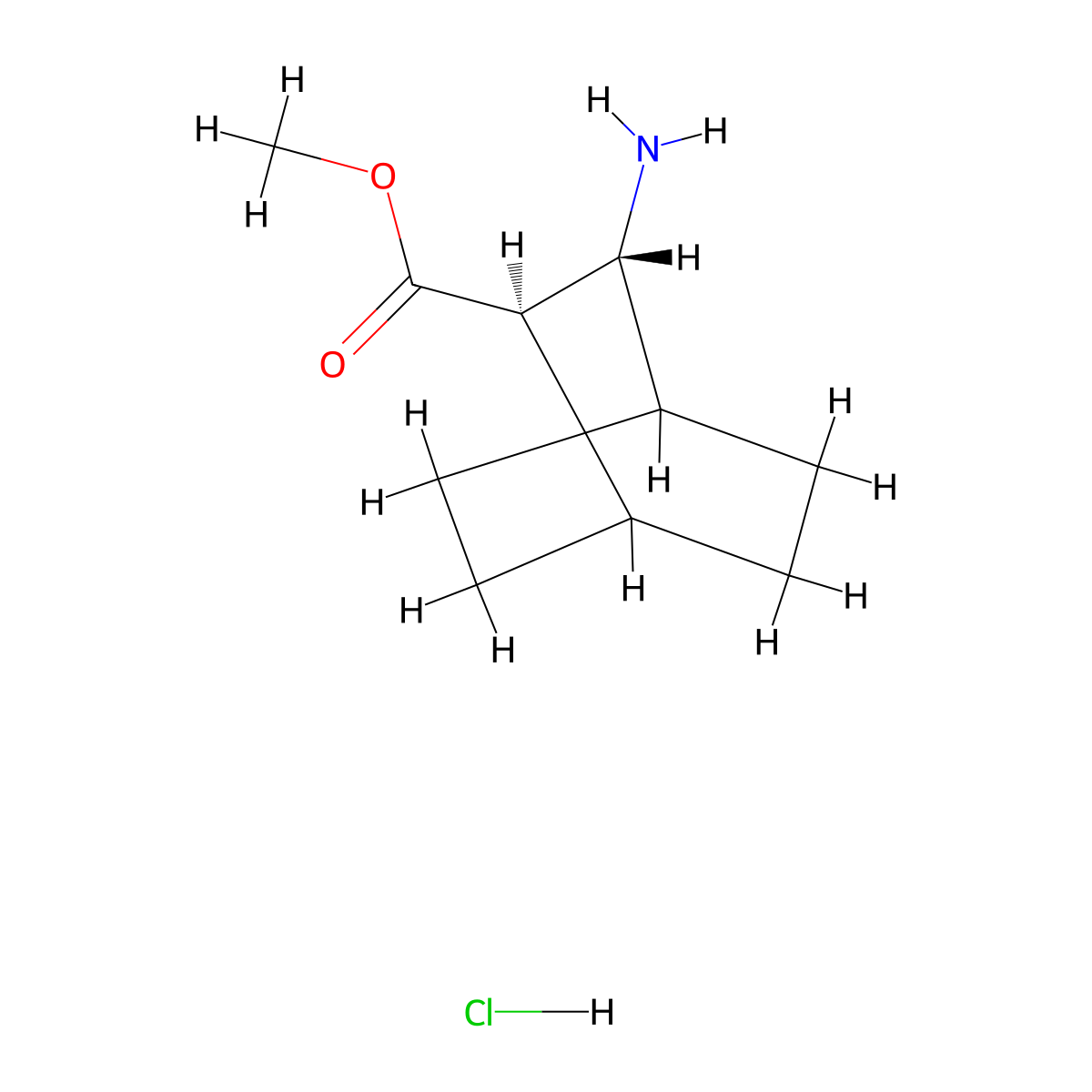 (2R,3R)-rel-Methyl 3-aminobicyclo[2.2.2]octane-2-carboxylate hydrochloride molecular structure, CAS 1071522-01-4