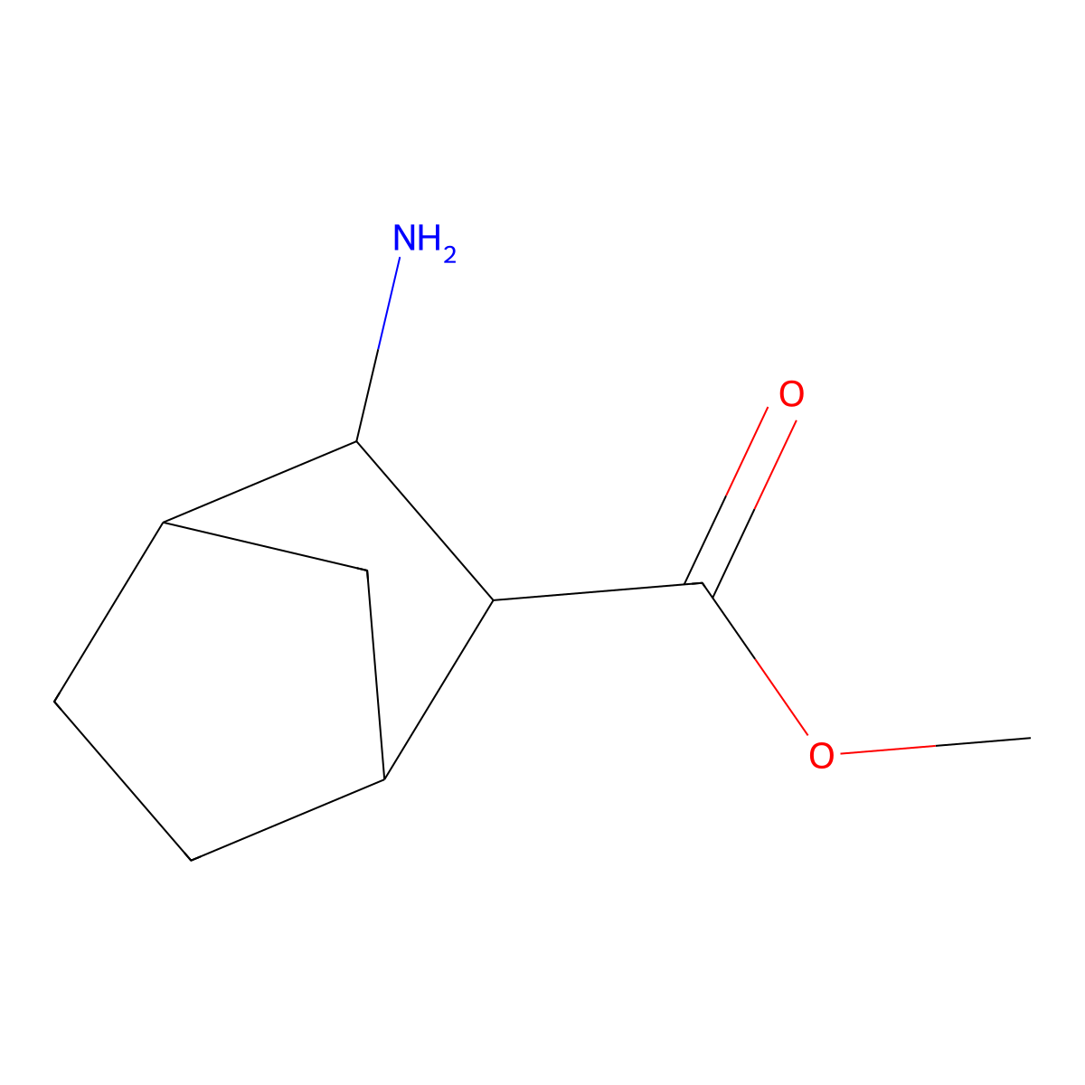 rel-methyl (1R,2S,3R,4S)-3-aminobicyclo[2.2.1]heptane-2-carboxylate molecular structure, CAS 1071523-44-8