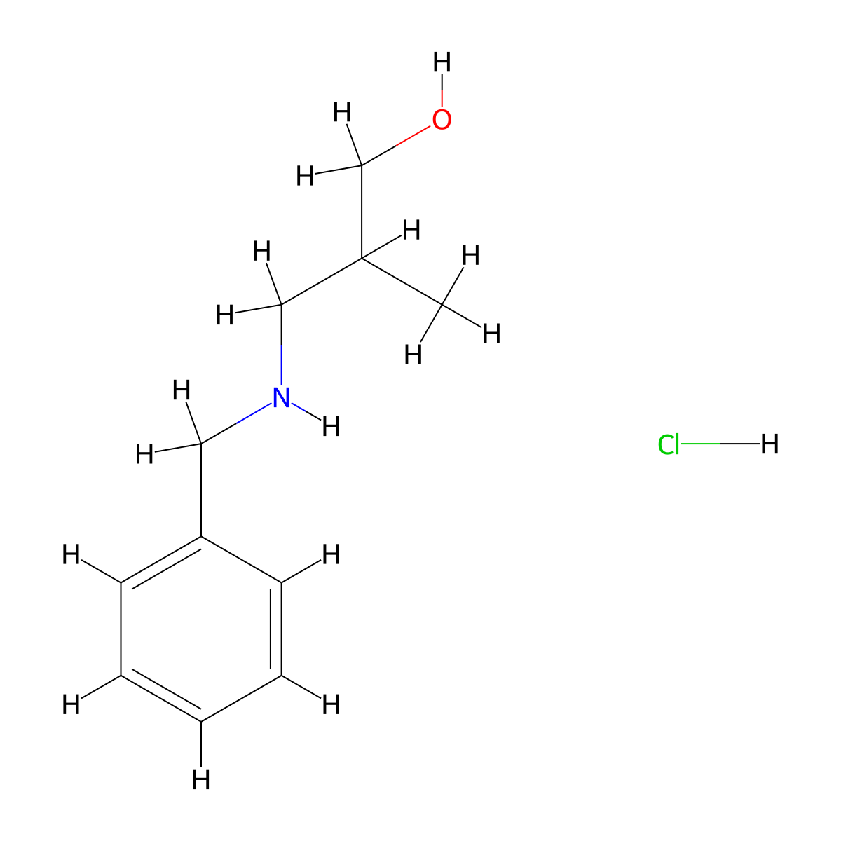3-(Benzylamino)-2-methylpropan-1-ol hydrochloride molecular structure, CAS 1071567-87-7