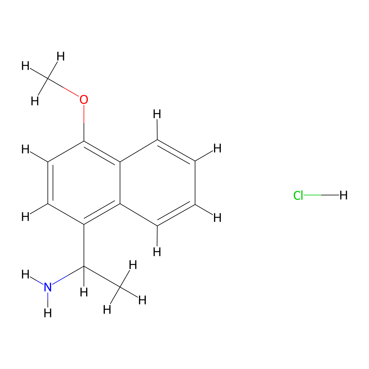 1-(4-Methoxy-naphthalen-1-yl)-ethylamine hydrochloride molecular structure, CAS 1071572-54-7