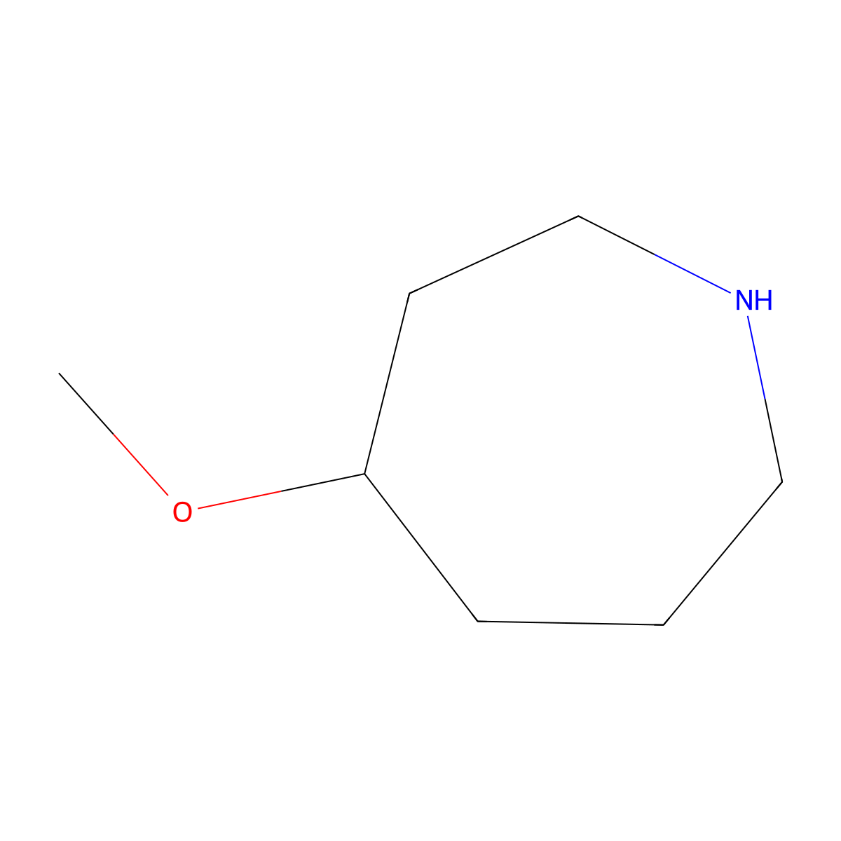 4-Methoxyazepane molecular structure, CAS 1071594-49-4