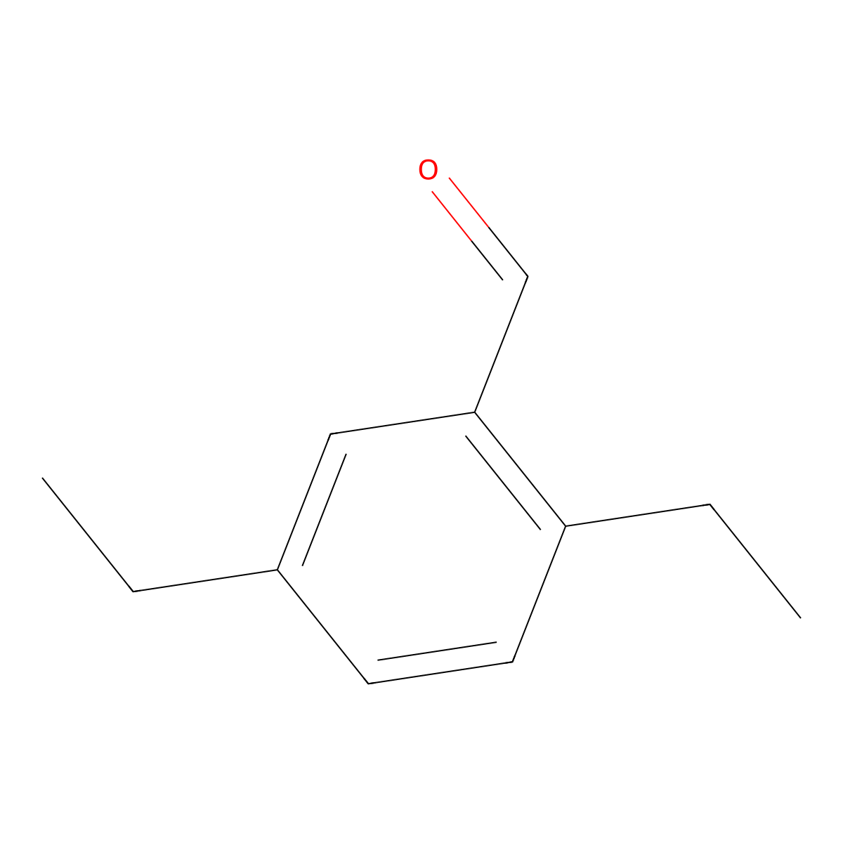 2,5-Diethylbenzaldehyde molecular structure, CAS 1071619-00-5