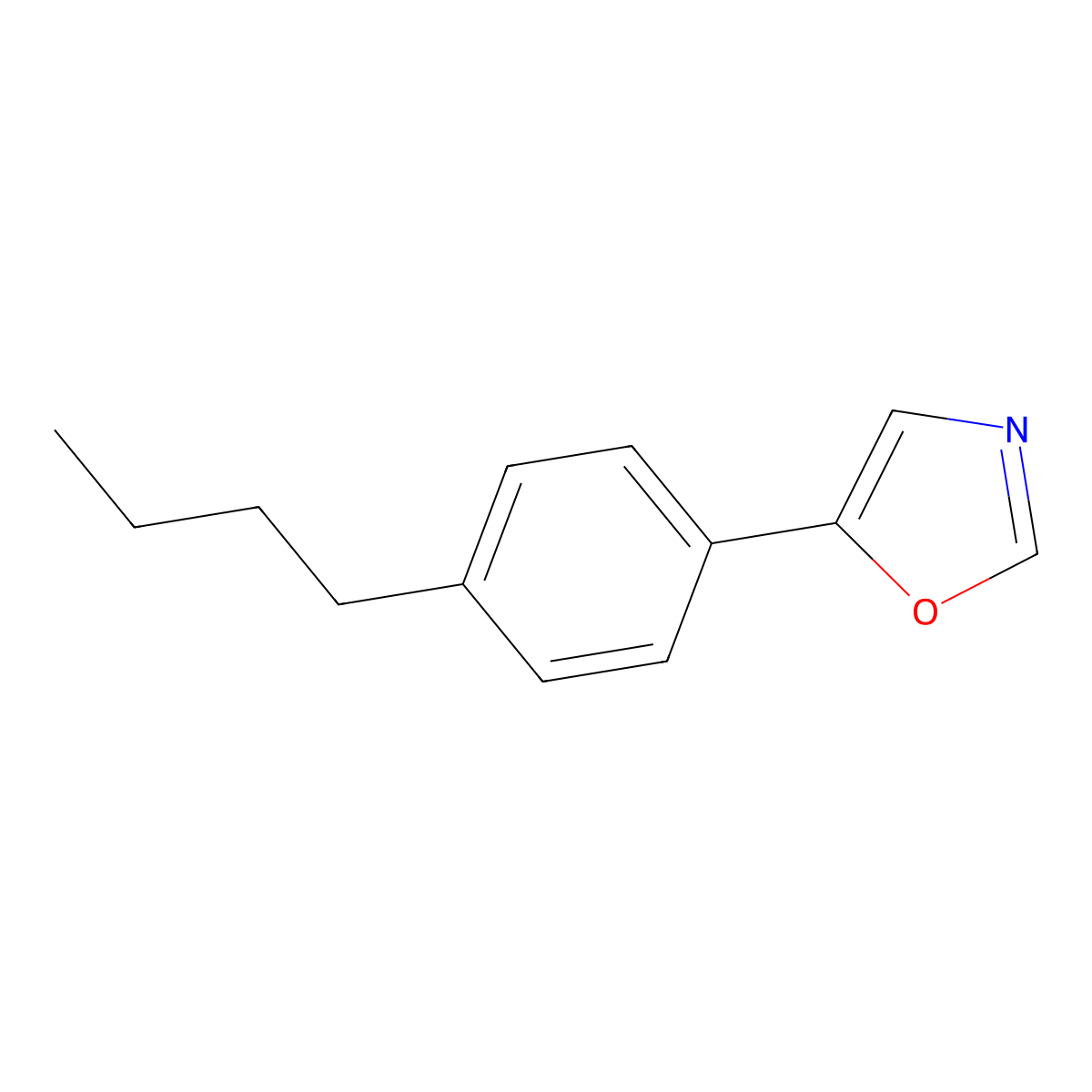 5-(4-Butylphenyl)oxazole molecular structure, CAS 1071661-85-2