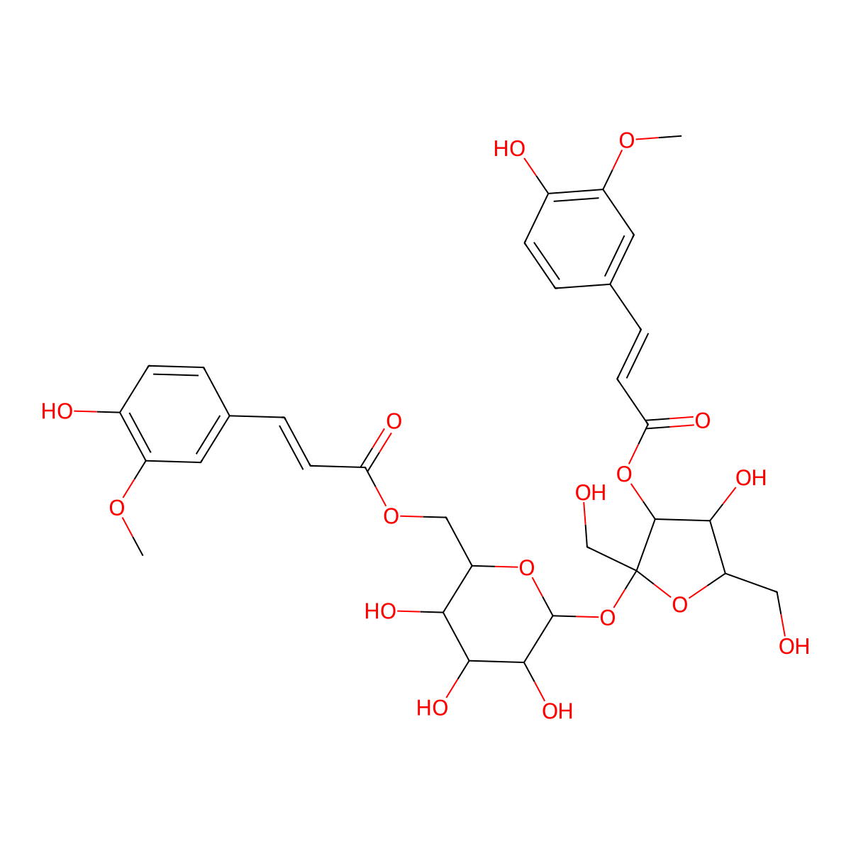 Securoside A molecular structure, CAS 107172-40-7