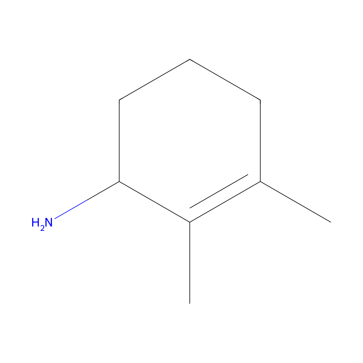 2,3-Dimethylcyclohex-2-en-1-amine molecular structure, CAS 1071728-11-4