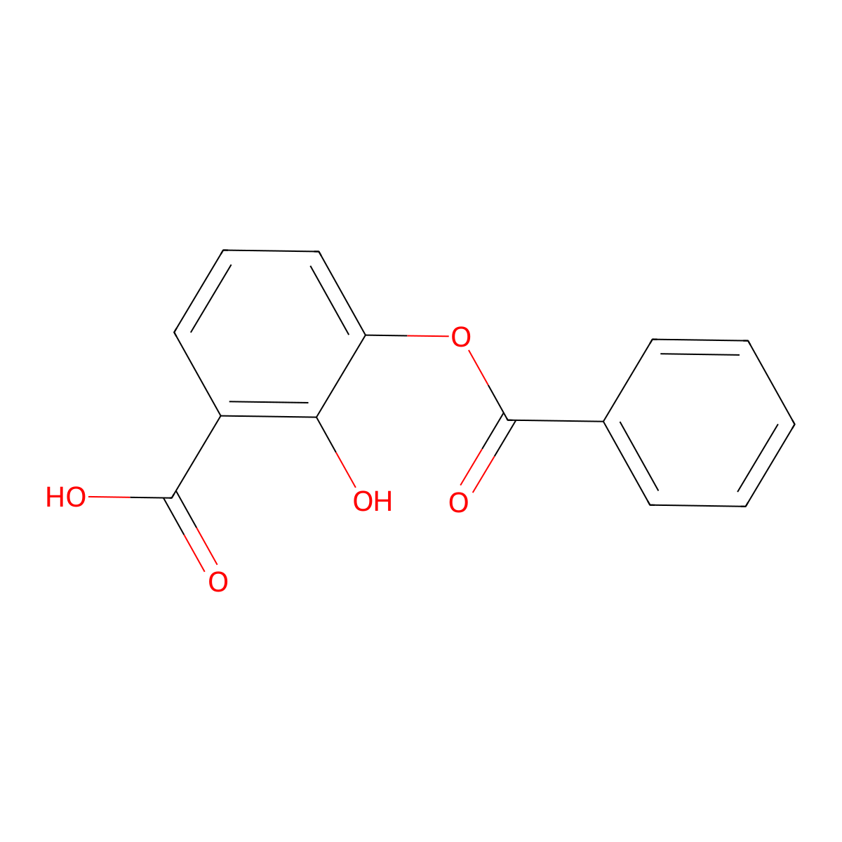 3-(Benzoyloxy)-2-hydroxybenzoic acid molecular structure, CAS 107189-08-2