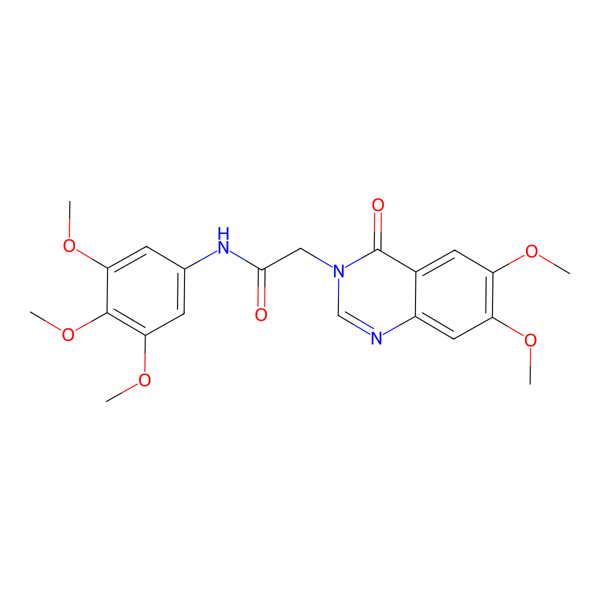 2-(6,7-dimethoxy-4-oxoquinazolin-3(4H)-yl)-N-(3,4,5-trimethoxyphenyl)acetamide molecular structure, CAS 1071914-20-9