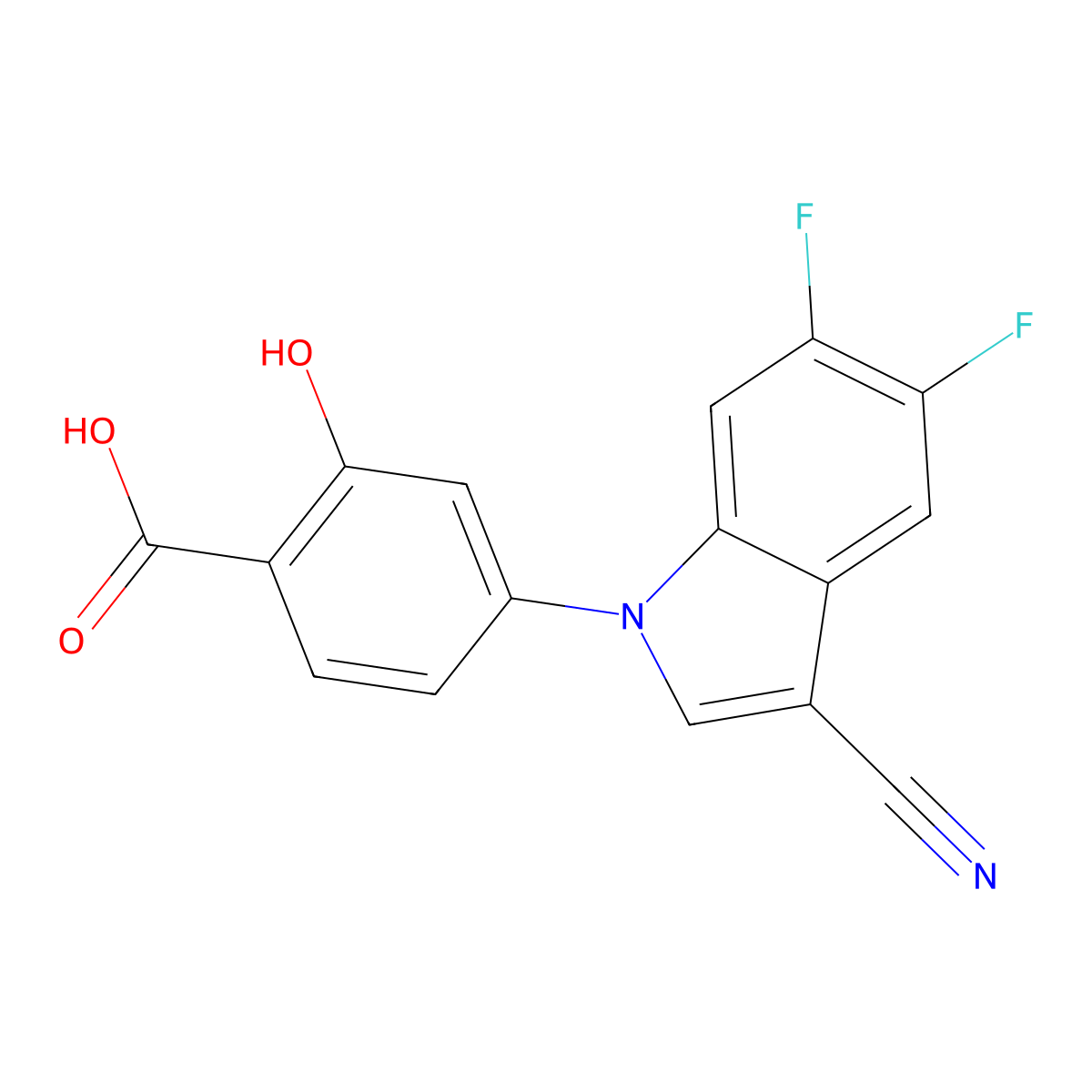 Xanthine oxidase-IN-1 molecular structure, CAS 1071970-13-2