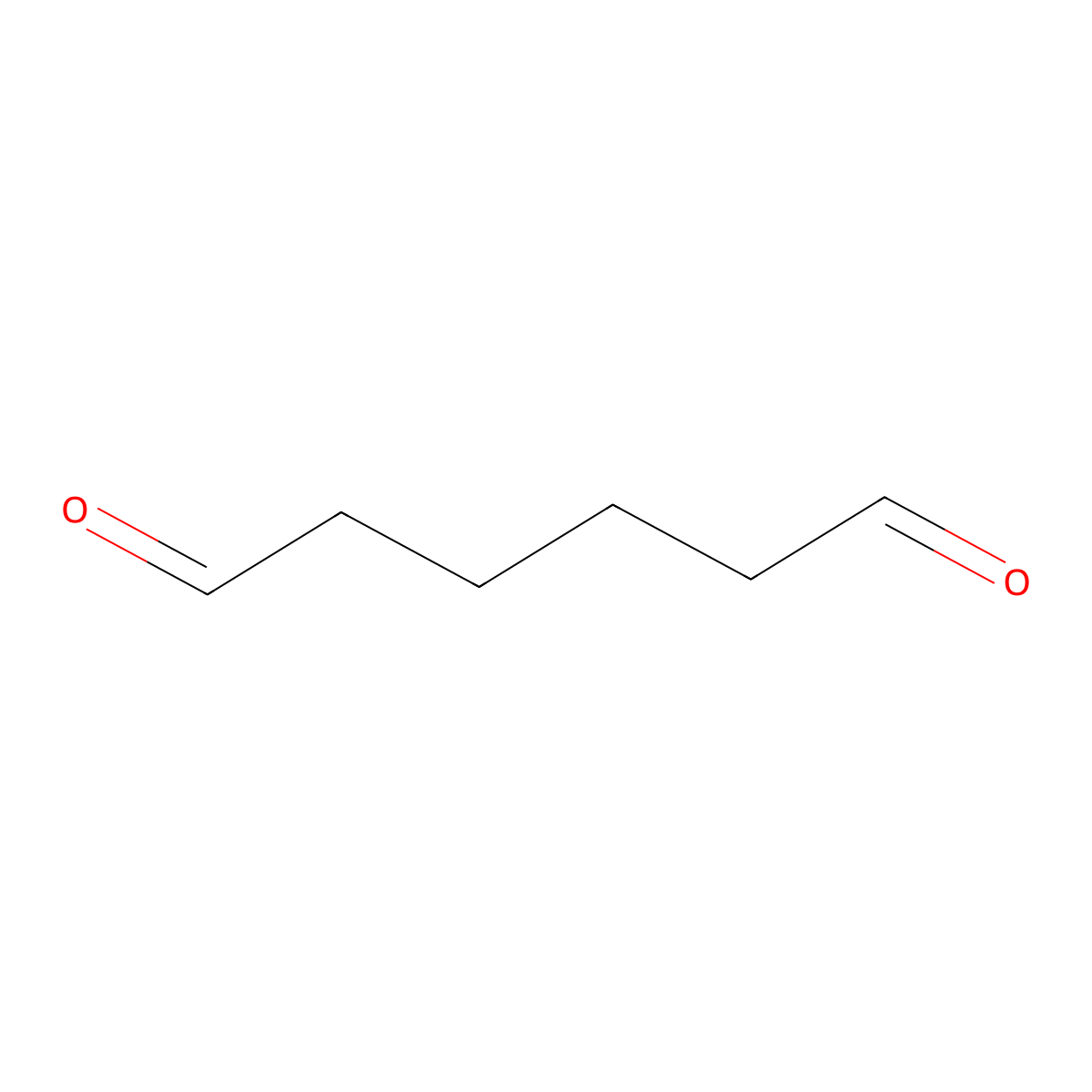 Hexanedial molecular structure, CAS 1072-21-5