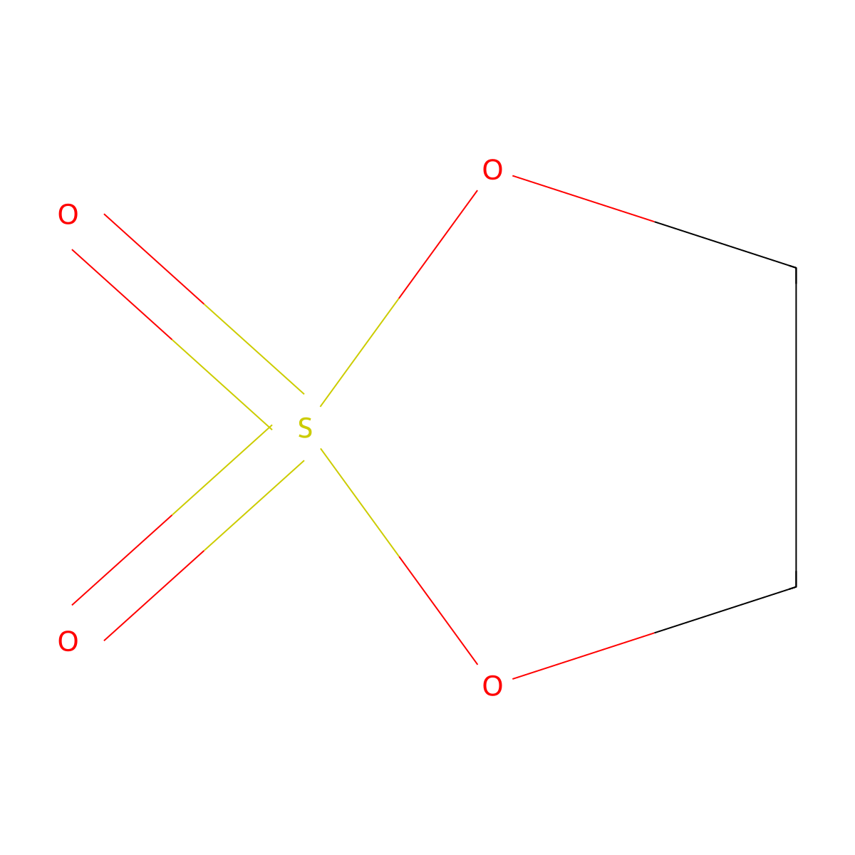 1,3,2-Dioxathiolane, 2,2-dioxide molecular structure, CAS 1072-53-3