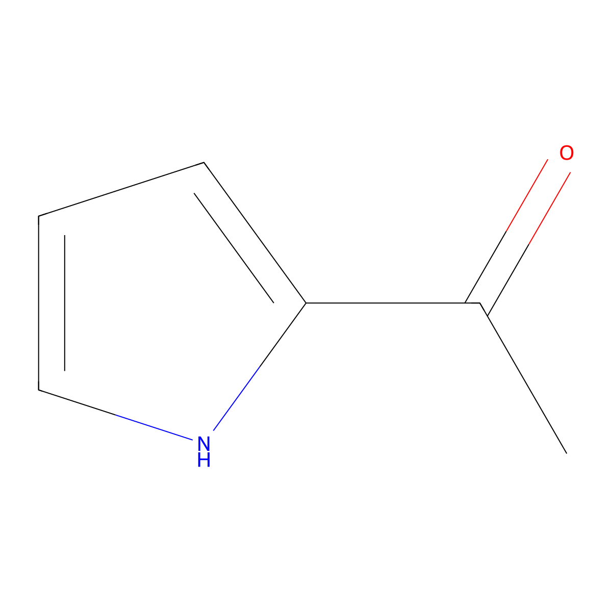 2-Acetylpyrrole molecular structure, CAS 1072-83-9