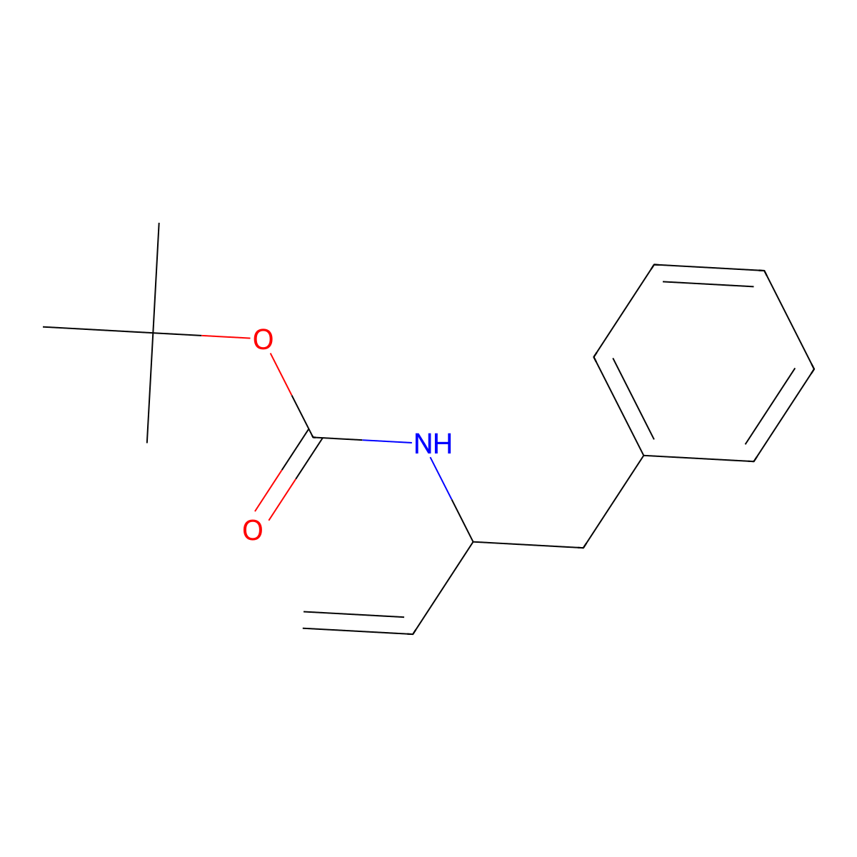 (S)-tert-Butyl 1-phenylbut-3-en-2-ylcarbamate molecular structure, CAS 107202-43-7