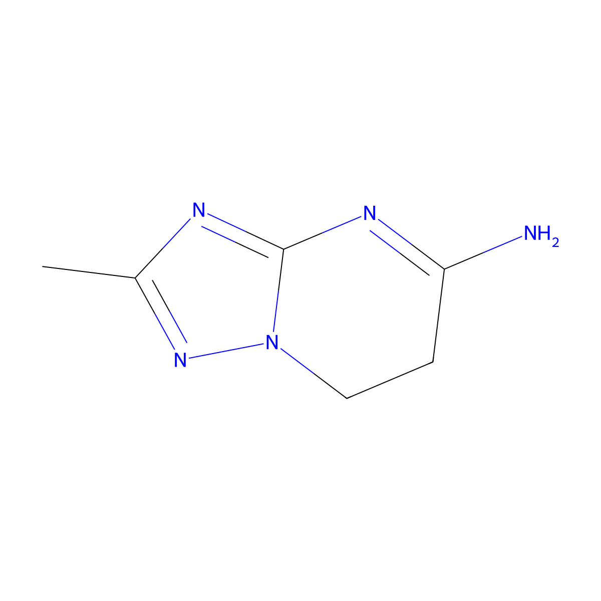 2-Methyl-6H,7H-[1,2,4]triazolo[1,5-A]pyrimidin-5-amine molecular structure, CAS 1072106-47-8