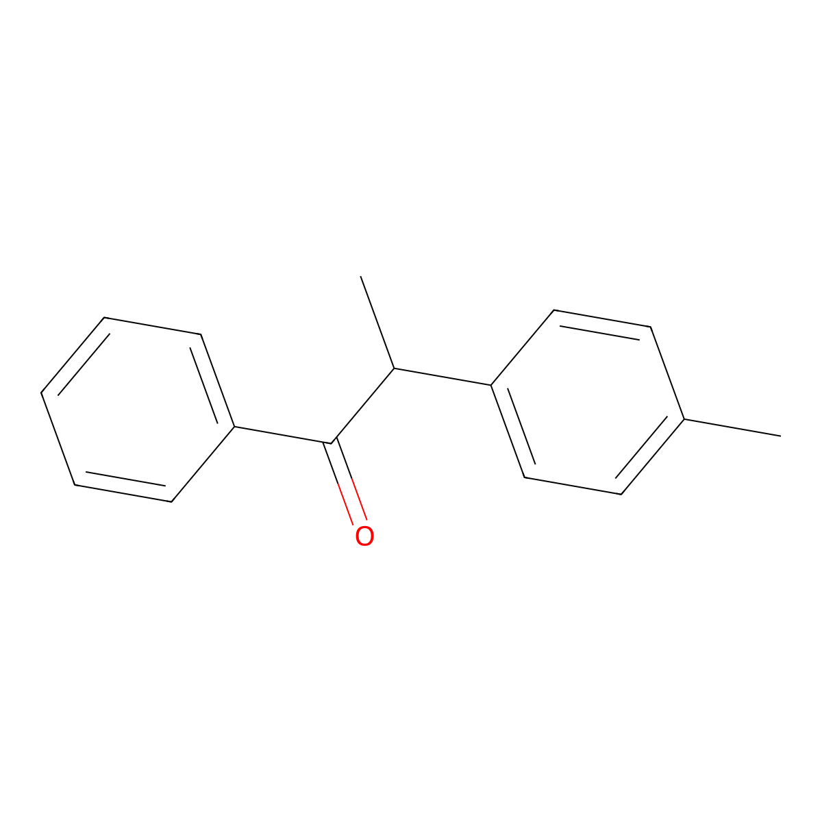 1-Propanone, 2-(4-methylphenyl)-1-phenyl- molecular structure, CAS 107271-15-8