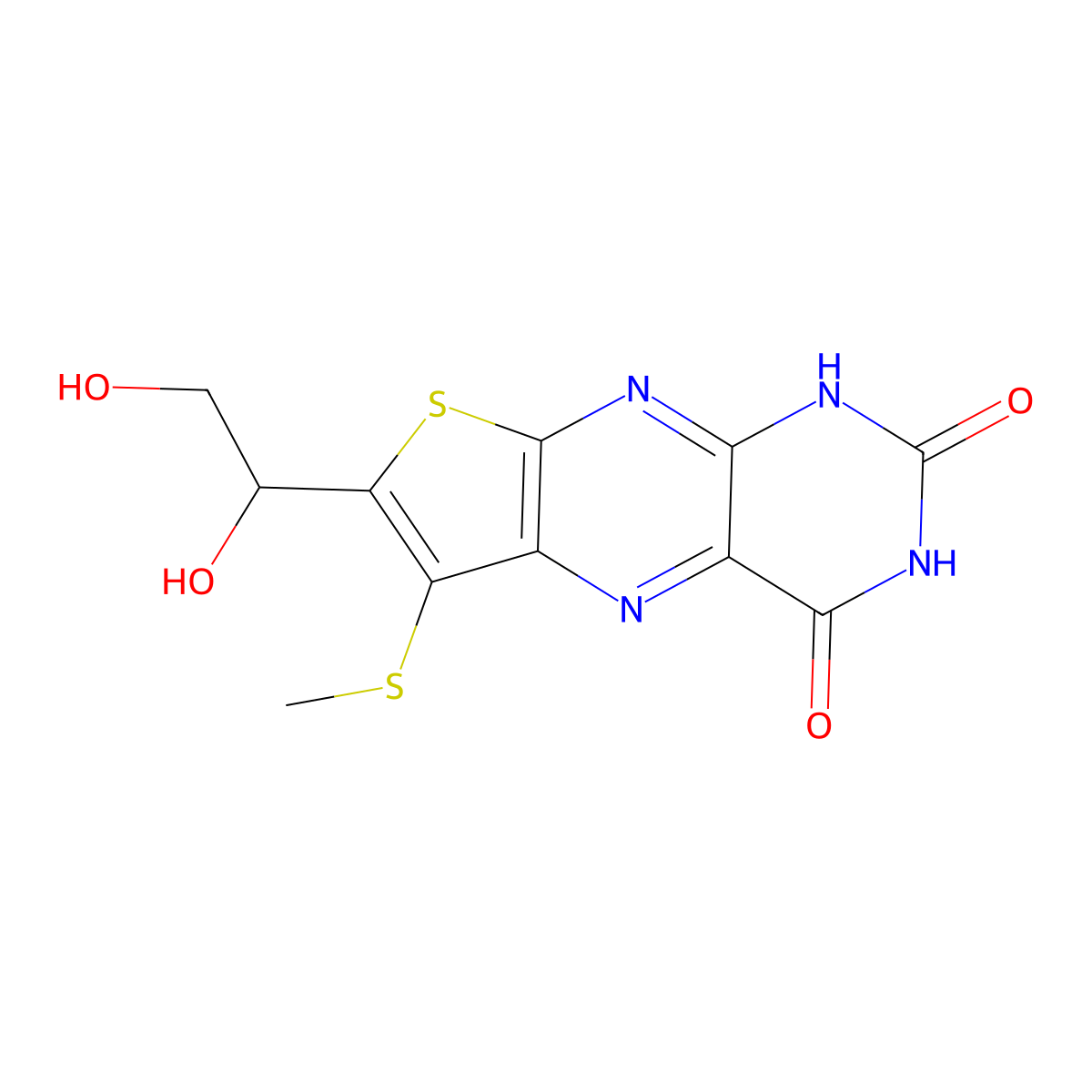 Hirudonucleodisulfide B molecular structure, CAS 1072789-38-8
