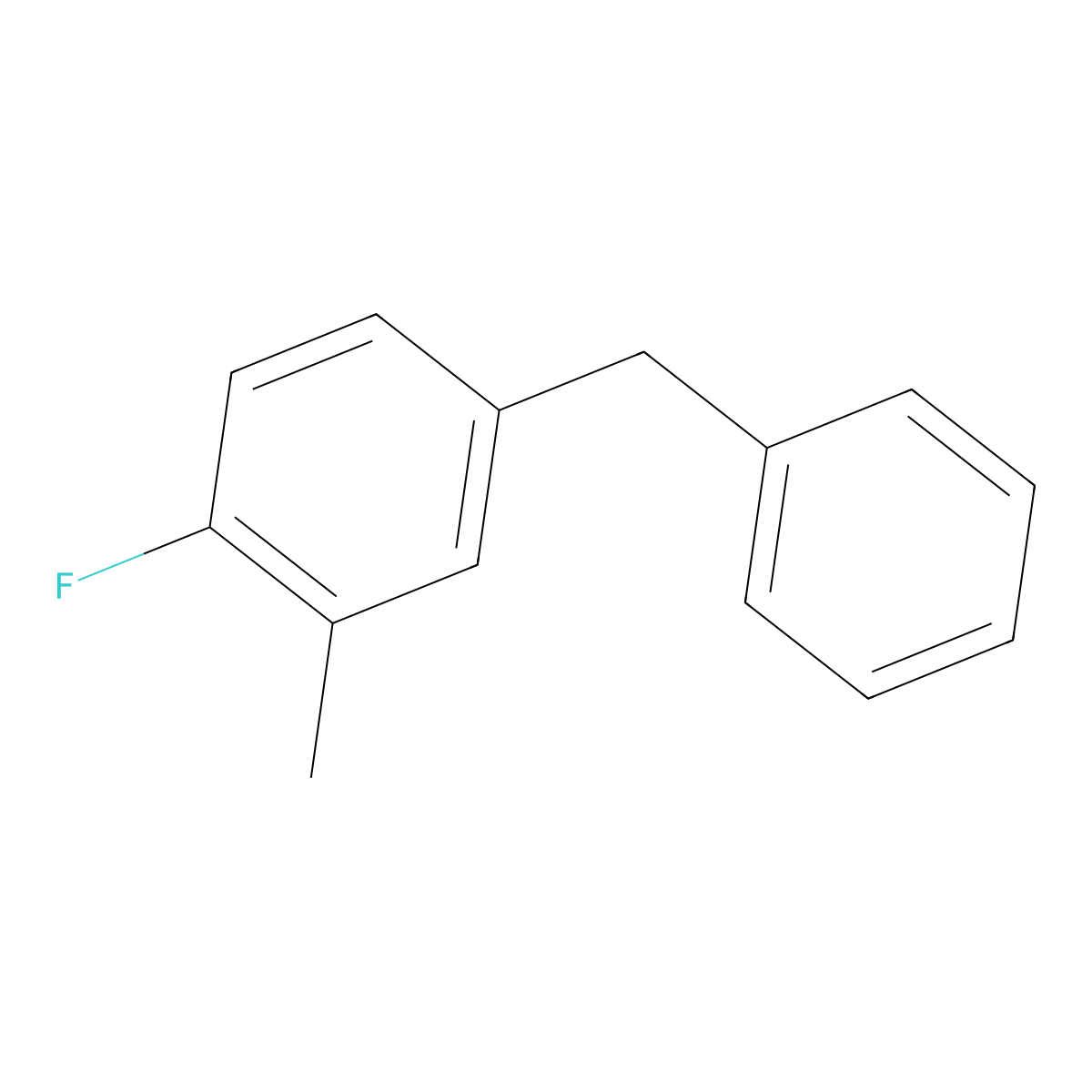 4-BenZyl-1-fluoro-2-methylbenZene molecular structure, CAS 1072800-92-0