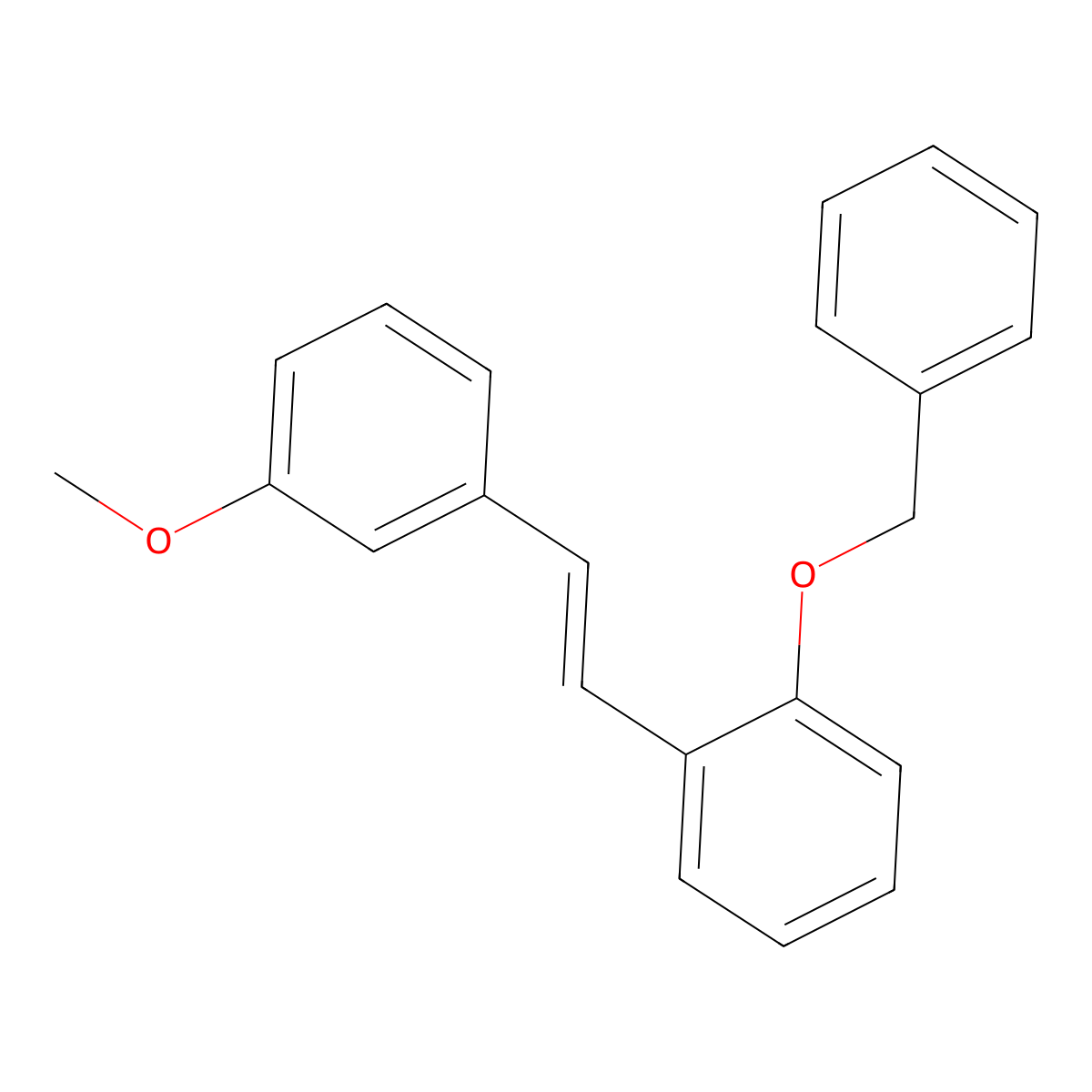 1-(Benzyloxy)-2-(3-methoxystyryl)benzene molecular structure, CAS 1072930-86-9