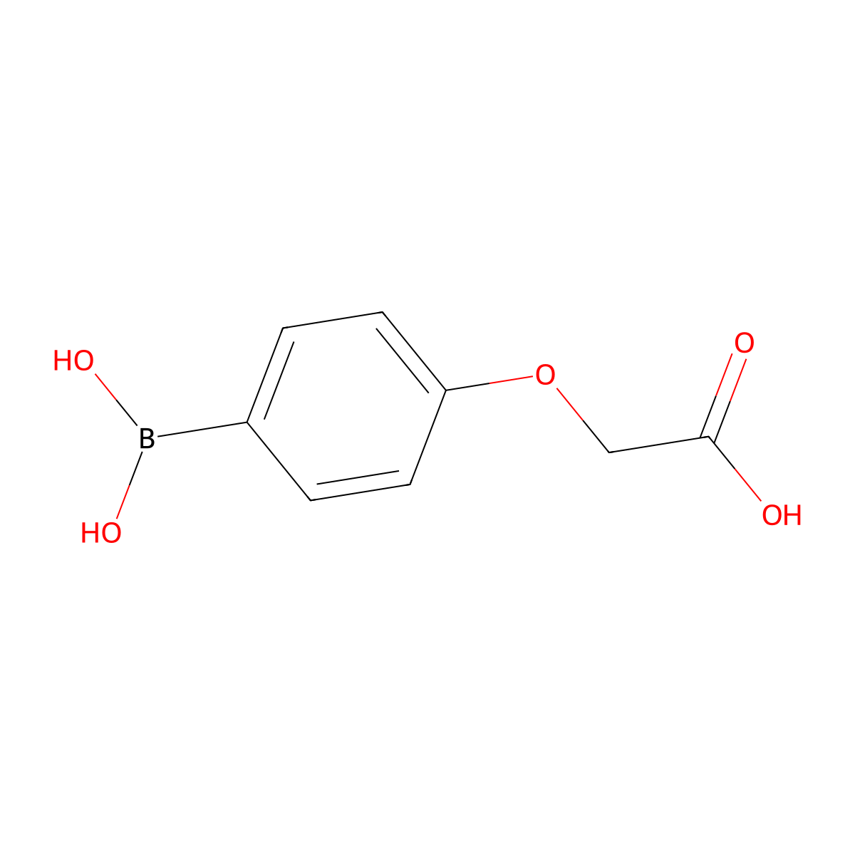 4-(Carboxymethoxy)phenylboronic acid molecular structure, CAS 1072945-84-6