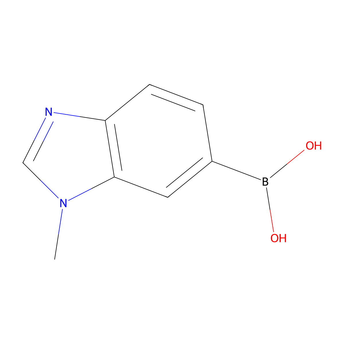 1-Methyl-1H-benzoimidazole-6-boronic acid molecular structure, CAS 1072945-87-9