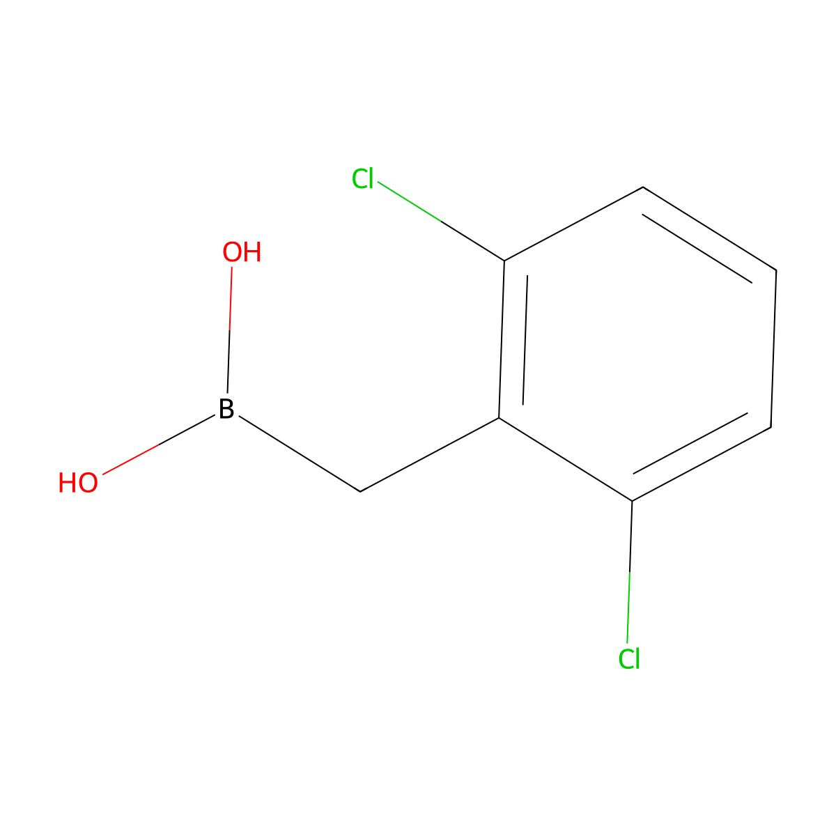 (2,6-Dichlorobenzyl)boronic acid molecular structure, CAS 1072946-39-4