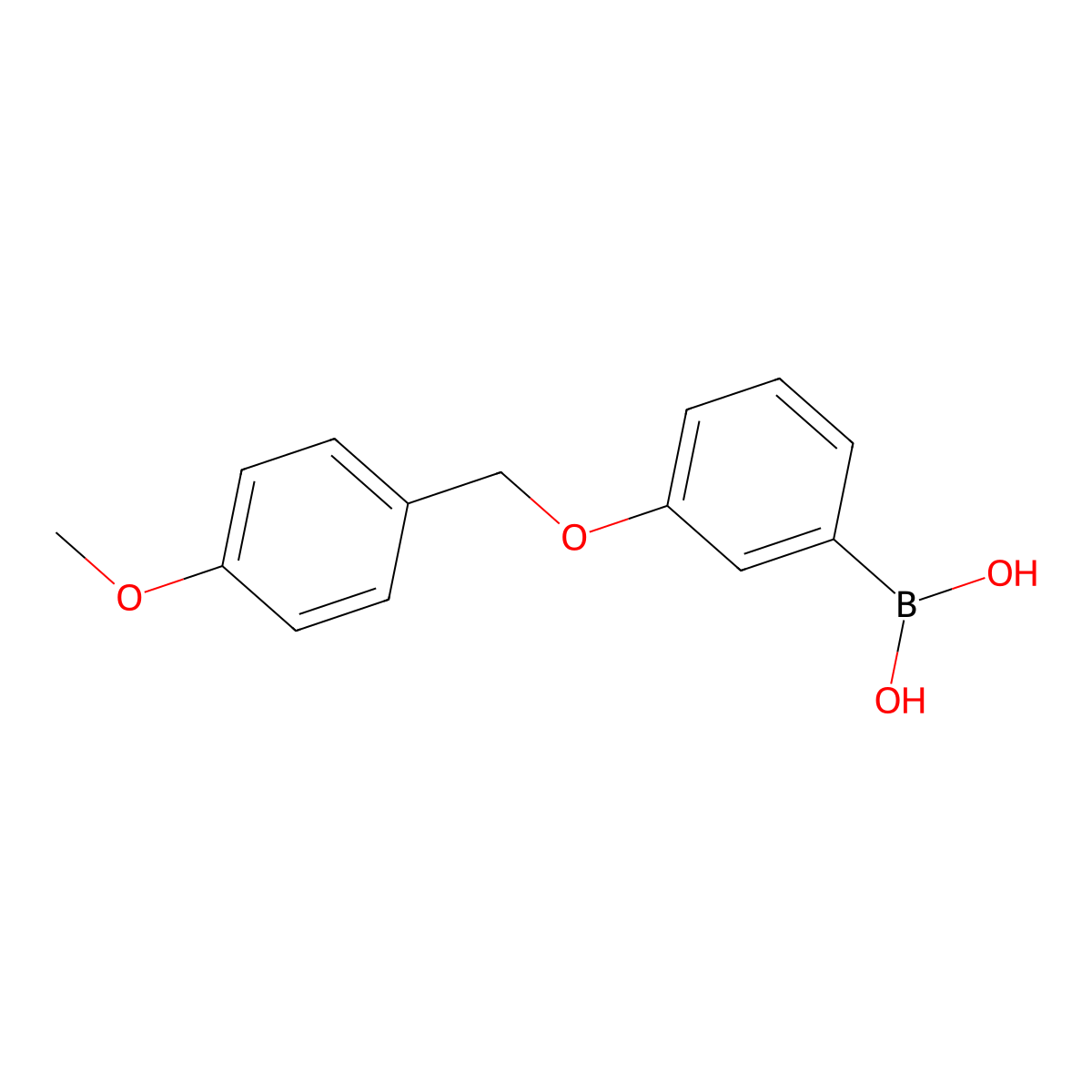 3-(4'-Methoxybenzyloxy)phenylboronic acid molecular structure, CAS 1072951-89-3