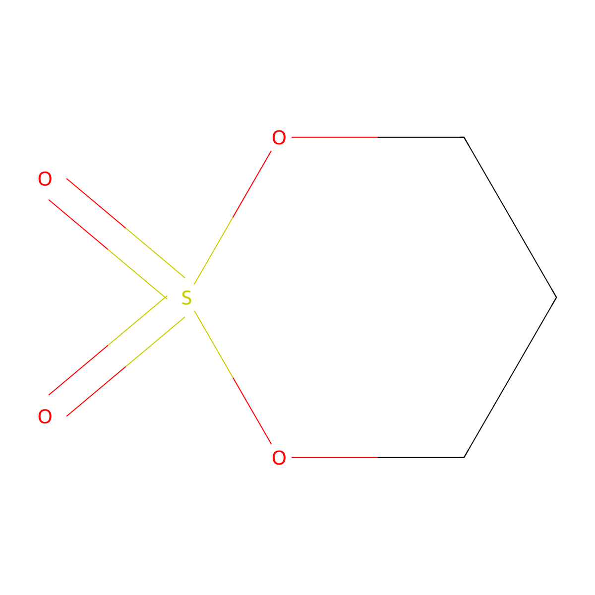 1,3,2-Dioxathiane, 2,2-dioxide molecular structure, CAS 1073-05-8