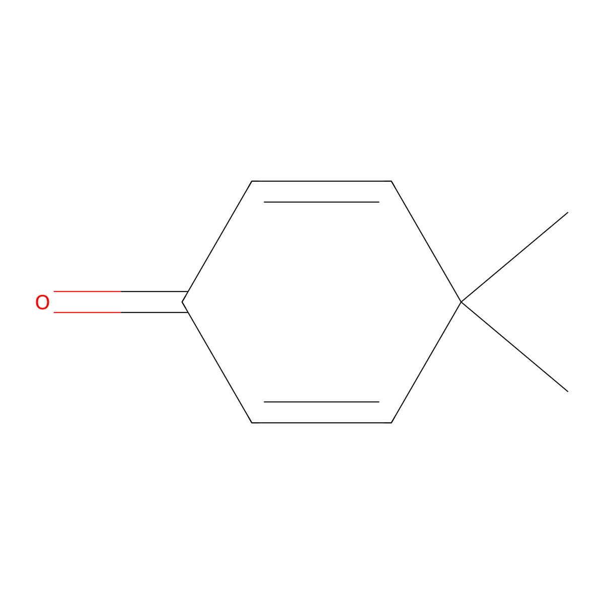 2,5-Cyclohexadien-1-one, 4,4-dimethyl- molecular structure, CAS 1073-14-9
