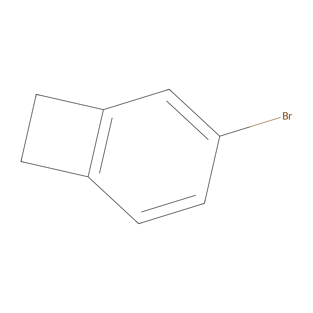 3-Bromobicyclo[4.2.0]octa-1,3,5-triene molecular structure, CAS 1073-39-8
