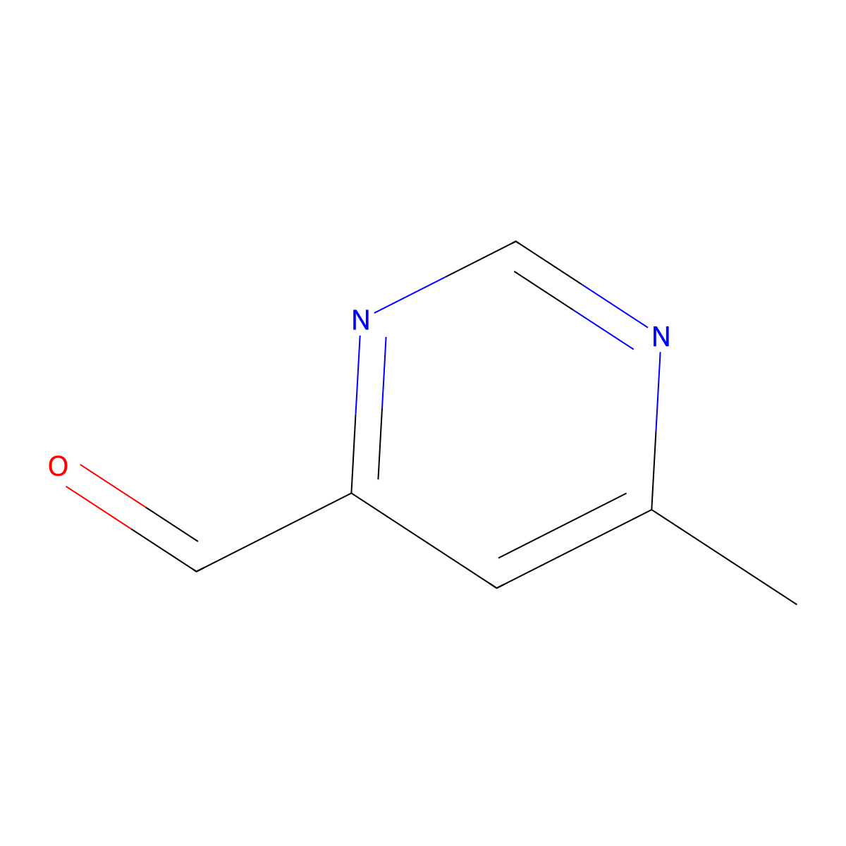 6-Methylpyrimidine-4-carbaldehyde molecular structure, CAS 1073-53-6