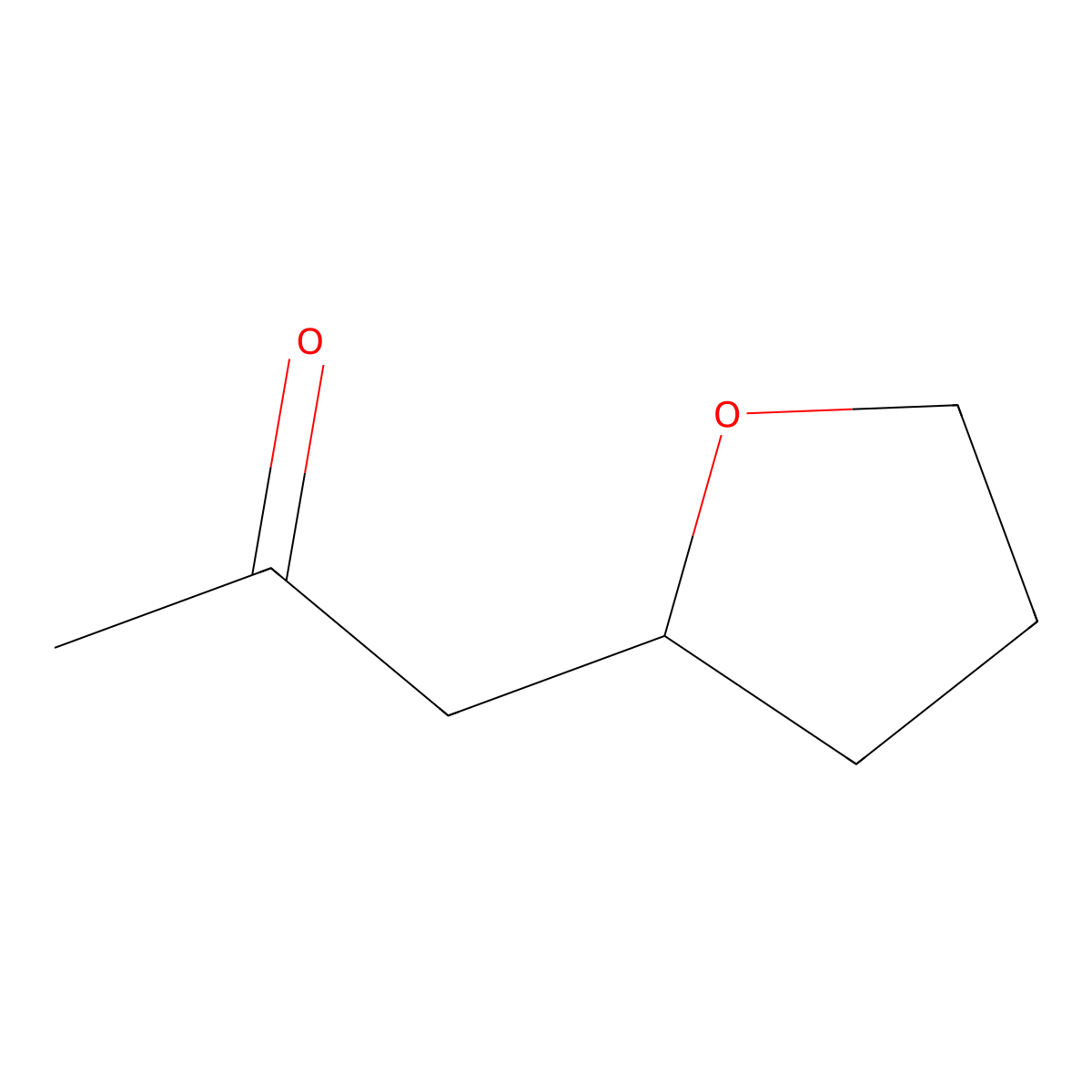 1-(Oxolan-2-yl)propan-2-one molecular structure, CAS 1073-73-0