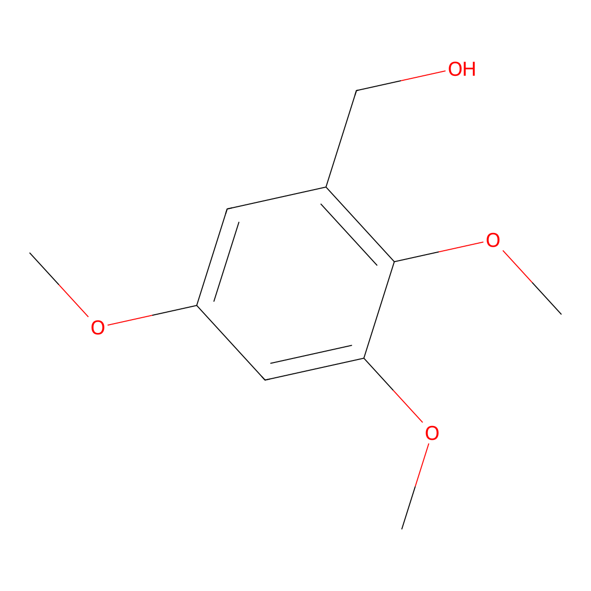 (2,3,5-Trimethoxyphenyl)methanol molecular structure, CAS 107301-77-9