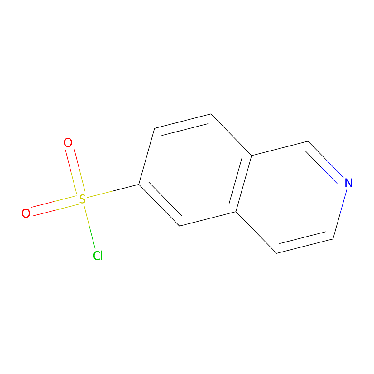 Isoquinoline-6-sulfonyl chloride molecular structure, CAS 107322-01-0