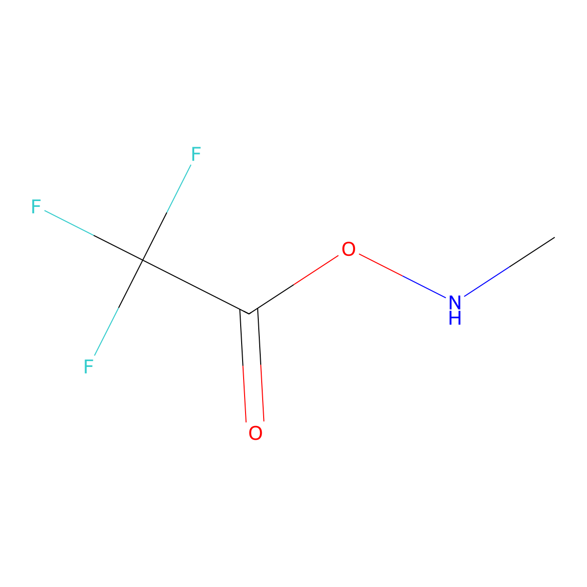 Methylamine Trifluoroacetate molecular structure, CAS 107326-29-4