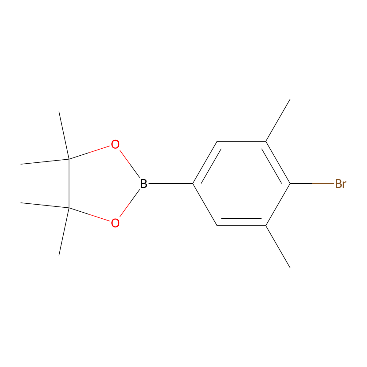 2-(4-Bromo-3,5-dimethylphenyl)-4,4,5,5-tetramethyl-1,3,2-dioxaborolane molecular structure, CAS 1073338-97-2